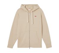 Levi's Herren Sweatjacke mit Kapuze - "The Original Housemark Zip Up", Baumwolle Beige XL