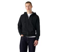 Levi's Herren Sweatjacke Original aus Baumwolle mit Kapuze, Schwarz (Mineral Black), M