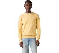 Levi's Herren Sweatshirt Lightweight Housemark mit Stretch-Anteil, Rundhalsausschnitt, Gelb (Straw), L