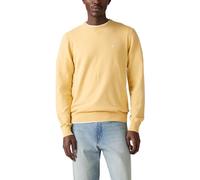Rundhalspullover LEVI'S "LIGHTWEIGHT HM SWEATER", Herren, Gr. XL, straw, Strick, Obermaterial: 94% Baumwolle, 4% Polyamid, 2% Elasthan, Rundhals, Pullover Rundhalspullover (63405354-XL) straw