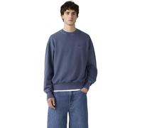 Levi's® Relaxed Fit Sweatshirt mit Label-Stitching in Jeansblau, Größe M
