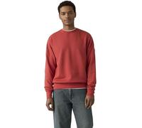 Levi's Herren Sweatshirt mit Rundhalsausschnitt, Relaxed Fit, Rot (Garment Dye Jalapeno), M
