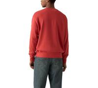 Levi's Herren Sweatshirt mit Rundhalsausschnitt, Relaxed Fit, Rot (Garment Dye Jalapeno), XL