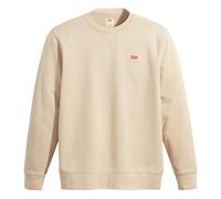 Levi's Herren Sweatshirt - "The Original Housemark Crew", Rundhals, Baumwolle Beige XL