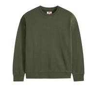 Levi's Herren Sweatshirt - The Original Housemark Crew, Rundhals, Baumwolle Grün / M M Grün