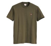 Levi's Herren T-Shirt 2er Pack - "Original Housemark Tee", Rundhals, Baumwolle Oliv L