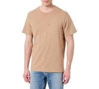 Levi's Herren T-Shirt Classic Pocket mit Brusttasche, Standard Fit, Braun (Tigers Eye), L