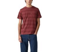 Levi's® Regular Fit T-Shirt mit Rundhals in Rot, Größe M