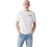 Levi's Herren T-Shirt Graphic Crewneck Tee aus Baumwolle mit Print, Weiß (Brin Music Inspired), XXL