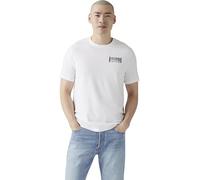 Levi's Herren T-Shirt Graphic Crewneck Tee aus Baumwolle mit Print, Weiß (Brin Music Inspired), XXL