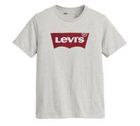 T-Shirt LEVI'S "Batwing Logo Tee", Damen, Gr. XL, grau (mid grau), Jersey, Obermaterial: 100% Baumwolle, meliert, normal normal, Rundhals, Shirts T-Shirt, mit Logo-Front-Print (806593-XL) mid grau