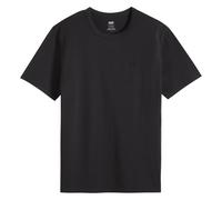 Levi's Herren T-Shirt - Icon Tee, Rundhals, Baumwolle, einfarbig Schwarz 2XL