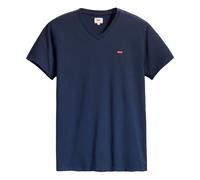 Levi's Herren Kurzarm T-shirt Mann Levi's® Orig Hw V-ausschnitt Kleid Blues Blau Größe L
