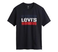 Levi's T-Shirt Sportswear Logo Graphic Tee mit großem Logoprint Rundhals 100% Baumwolle Schwarz L