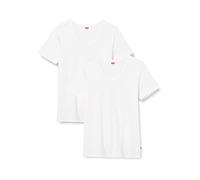 Levi's T-Shirt V-Ausschnit Weiß 2-Pack - Größe XXL Weiß XXL