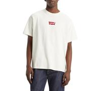 Levi's Herren T-Shirt Vintage Fit Batwing Badge Weiß S Crew-Ausschnitt Kurzarm Frühling/Sommer