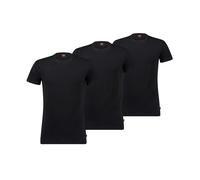 Levi's Herren T-Shirts, 3er Pack - Rundhals 3P ECOM, Kurzarm, einfarbig Schwarz XXL