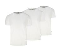 Levi's Herren T-Shirts, 3er Pack - Solid Crew 3P, Rundhals, Cotton Stretch, ECOM Weiß XL