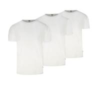 Levi's Herren T-Shirts, 3er Pack - Solid Crew 3P, Rundhals, Cotton Stretch, ECOM Weiß XL