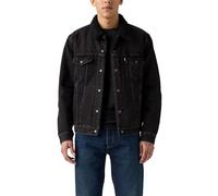 Levi's Herren Trucker-Jacke aus Cord mit Sherpa-Futter (Normale Größen) Jeansjacke, schwarz, Medium