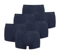 Levi's Herren Trunks - Premium Trunk, Cotton Stretch, 6er Pack Navy S