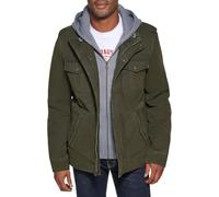Levi's Herren Washed Hooded Military (Regular and Big & Tall) Cotton Lightweight Jackets, Olivgrün, XXL EU