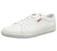Levi's Herren Woods Sneaker, Weiß (Brillant White), 40 EU