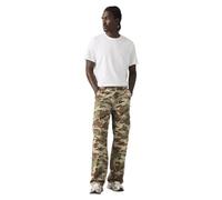 Levi's Herren XX Baggy Cargohose aus Baumwolle, Wide Leg, Grün (Ombre Camo Soft Camo), W36/L32
