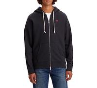 Levi's HerrenSweatshirt mit Reißverschluss, Caviar, XS