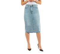 Levi's Hr Back Slit Skirt Riveting Clean Hem