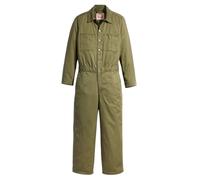 Levis - "Iconic" Jumpsuit für Damen, Mit Kragen, Denim, Weites Bein, Langärmlig (Oliv) EU 40 / UK 12