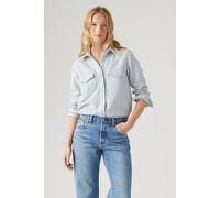 Jeansbluse LEVI'S "ICONIC WESTERN" Gr. S (36), blau (marinas) Damen Blusen (33407115-S) marinas