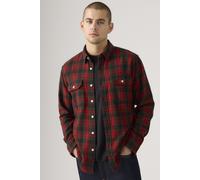 Levi's Jackson Worker Calvin Plaid Rhythmic Red Größe: L | Casual hemden Outlet | Herren | Rot