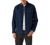 Langarmhemd LEVI'S "JACKSON WORKER", Herren, Gr. S, N-Gr, zodiac blau, Cord, Obermaterial: 100% Baumwolle, casual, relaxed fit, Langarm, Hemden (74899865-S) zodiac blau
