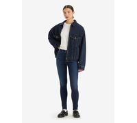 Levi's® 300 Shaping Super Skinny Fit Jeans im 5-Pocket-Design in Marineblau, Größe 28/32