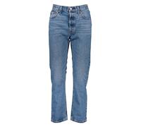 Levi's 501 Crop 501 Jeans mit ⅞ Länge in Mittelblau W24 / L30 Regular Fit