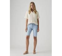 Levi's® 300 Shaping Fit Jeansbermudas im 5-Pocket-Design in Bleu, Größe 26