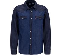 Levi's® Jeanshemd Herren Slim Fit Langarm Baumwolle blau, S