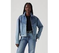 Levi's® Damen Jeansjacke SHRUNKEN 90S TRCKR WSTRN IRONI Relaxed Fit, stoned blue, Gr. M