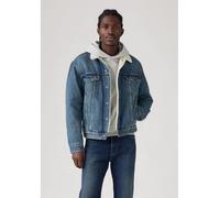 Levi's Jeansjacke TYPE 3 SHERPA TRUCKER, mit Fellimitat M blau Herren Übergangsjacken Jacken Mäntel M blau, ausgewaschen