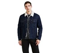Levi's Jeansjacke in Indigoblau und Sherpa Futter S Regular Fit