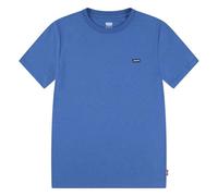 T-Shirt LEVI'S KIDS "LVB BATWING CHEST HIT", Jungen, Gr. 4 (104), blau (star sapphire), Single Jersey, Obermaterial: 100% Baumwolle, unifarben, Basic schmal hüftlang, Rundhals, abgesteppte Kante, Shir