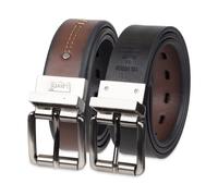 Levi's Jungen Big Kids Belt-School Casual f r Jeans mit Wendegurt Braun/Schwarz Large