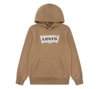 Kapuzensweatshirt LEVI'S KIDS "LVB BATWING PULLOVER HOODIE", Jungen, Gr. 12 (152), braun, Sweatware, Obermaterial: 60% Baumwolle, 40% Polyester, casual, Basic schmal hüftlang, Langarm Rippbündchen, Sw