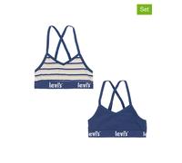 Levi's Kids 2er-Set: Bustier in Blau - Größe 128-140 | Kinder Waesche
