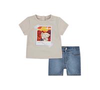 Levi's Kids 2tlg. Outfit in Beige - Größe 86 | Baby Shirts