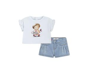 Levi's Kids 2tlg. Outfit in Weiß - Größe 86 | Baby Shirts