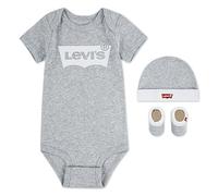 Levi's Kids 3er-Pack Klassische Batwing Stiefelchen und Mützen-Set für Babyjungen