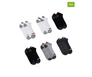 Levi's Kids 6er-Set: Socken in Schwarz - Größe 110 | Kinder Socken Strumpfhosen