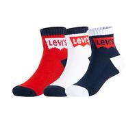 Levi's Kids Batwing Mid Cut 3Pk Lässige Socken - Jungen Dress Blues 5-7